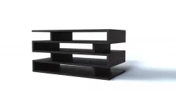 Wood table  Low-poly  3D model