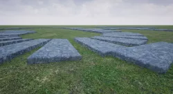 wooden and stone walkway Low-poly  3D model