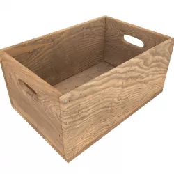 Wooden Box Color 2 3D model