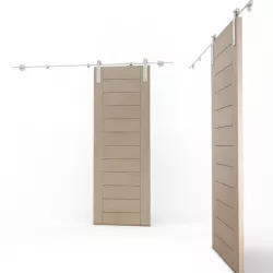 Wooden Sliding Door Solo 3D model