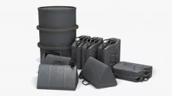 WW2 Liquid Storage Assets 02 Low-poly  3D model