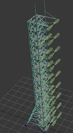 ZGRLS Duga for Chernobyl 3D model