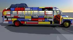 1957 School Bus 3D model