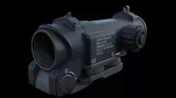 4X-1X Scope Low-poly  3D model