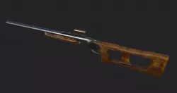 700 Nitro Express Hunting Gun 3D model