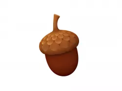 Acorn 3D model