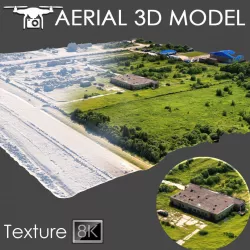 Aerial scan  1 3D model