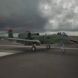 Aircraft A 10 3D model