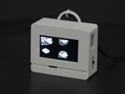 Animated Flying Toaster OLED Jewelry