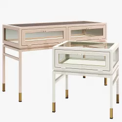 Anthropologie tannehill display side table and console table 3D model