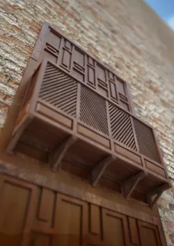 Arabic  Window Mashrabiya 3D model