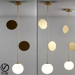 Areti Plates Pendant 3D model