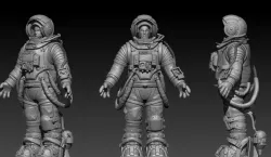 astronaut 3D model