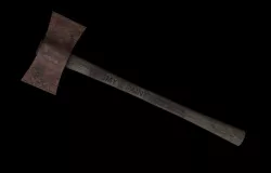 Axe - Double-headed with multiple textures Low-poly  3D model