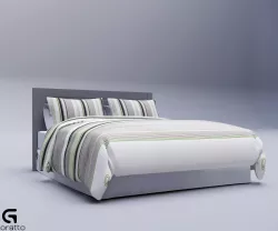 Bed Queen Revit High Quality 3D models 3D model