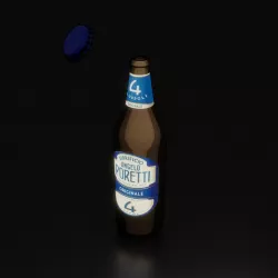 Beer bottle 3D model