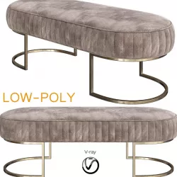 Bench seat Bubble SIGNORINI COCO 3d model Low-poly  3D model