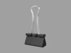 Binder clip 3D model