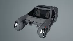 Blade runner 2049 Officer K spinner  3D model