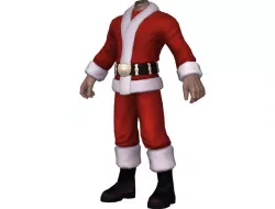 Body with Christmas Clothing man C10 3D model