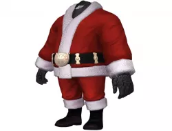Body with Christmas Clothing man C3 3D model
