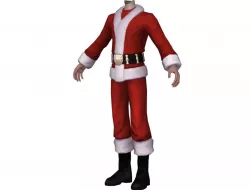 Body with Christmas Clothing man C8 3D model
