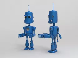 Cartoon Robot  3D model