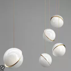 Chandelier Crescent Celling Lee Broom 3D model