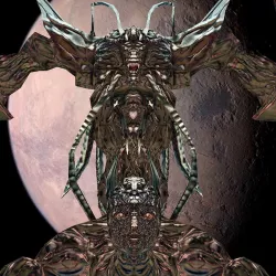 Chaos monster Low-poly  3D model