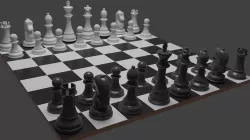 chess set 3D model