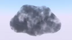 Cloud  Low-poly  3D model