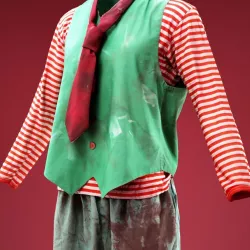 Clown with Tie Horror Costume Low-poly  3D model