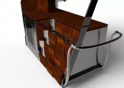 Coffee Cart 3D model