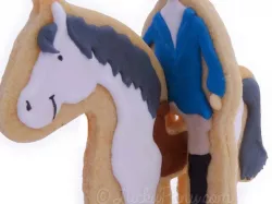 cookie cutter horse and rider 3D