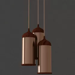 Copper Lamp 3D model