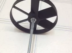 Cordless drill boat propeller