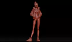 Cute Girl  3D model