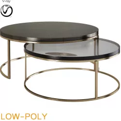 Dome deco 3d model Low-poly  3D model