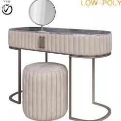 Dressing table  Signorini  Coco 3d model Low-poly  3D model