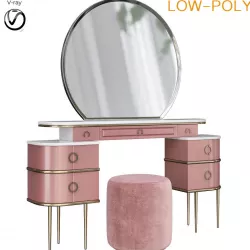 Dressing table ZELDA - Devon Devon 3d model Low-poly  3D model
