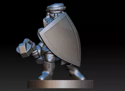 dwarf 3D model