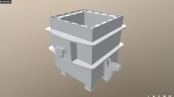 Emergency Bucket for Continuous Casting Machine 3D model