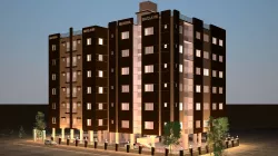 Exterior Elevation Night View 3D model