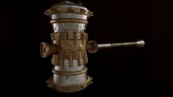 Fantasy Hammer Low-poly  3D model