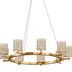 Flute Chandelier 3D model