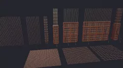 Formwork Reinforcment Low-poly  3D model