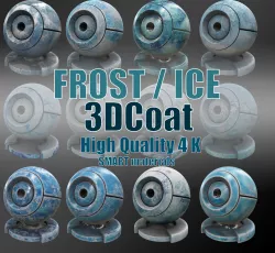 FROST and ICE 3DCOAT Smart Materials Pack Texture