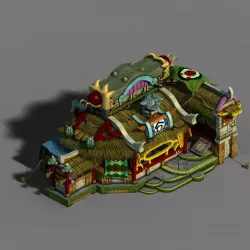 Game Gang Building - Advanced Warehouse 3D model