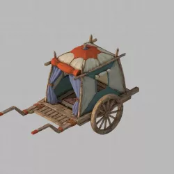 Game Water Delivery Team - Car 3D model