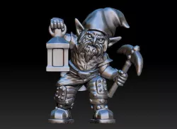 garden gnome evil zombie  3D model